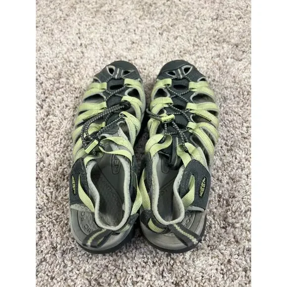 Keen Whisper Sport Sandals Hiking Outdoor Women's 9.5 Waterproof Green Washable - Picture 2 of 8